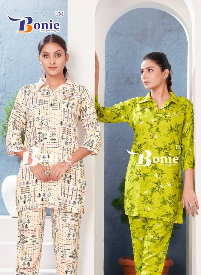 Pearl By Bonie Rayon Printed Cord Set Western Wear Wholesale Shop In Surat